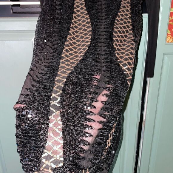Nwt fashion Nova Your lucky night sequin dress sz L - Picture 6 of 14